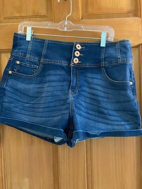 NoBo No Boundaries Wide waistband / Corset Jeans shorts